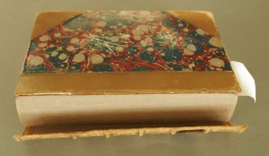 Bound volume before conservation. Spine has become detached