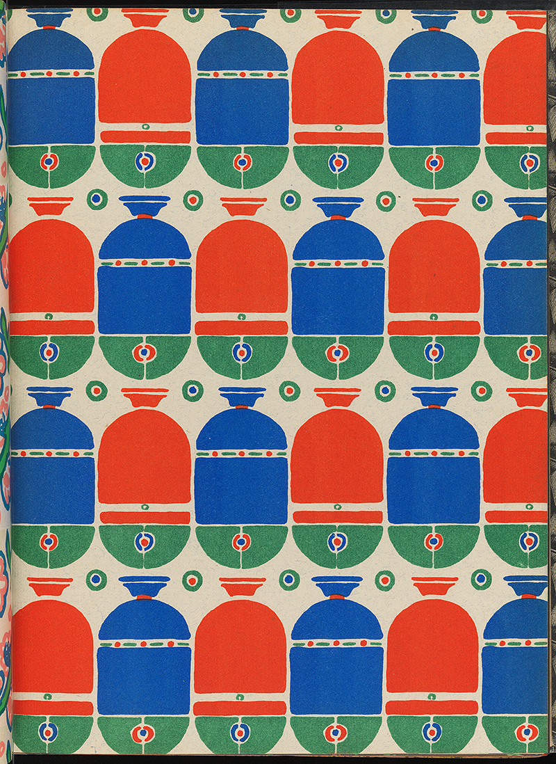 RB.F.604 A Specimen Book of Pattern Papers Designed for and in Use at the Curwen Press, 1928.