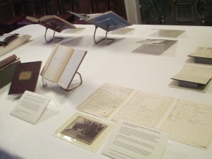 The display set out for Prince Albert II of Monaco included items from the William Speirs Bruce Collection