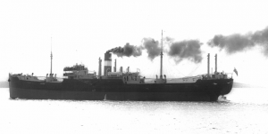 The Salvesen vessel 'Saganaga' torpedoed and sunk in September 1942 with the loss of 30 lives. Salvesen Archive. Coll-36 (2nd tranche. C1. Photographs, No.47)