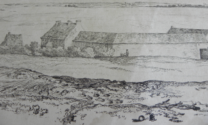 The farm of La Haye Sainte 'where the Life Guards *** the Cuirassiers' of the French Imperial Army. In part No.1 