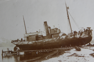 The vessel 'Samson' which rescued 3 men from King Haakon Bay after Shackleton's trek to Stromness (Salvesen B4 Box 2)