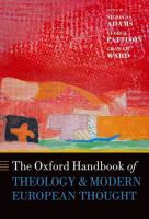 Oxford Handbook of Theology and Modern European Thought