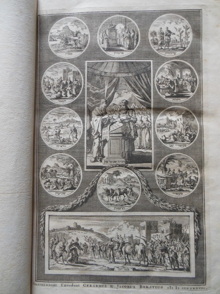 Mischna, sive, Totius Hebraeorum juris : rituum, antiquitatum, ac legum oralium systema. Amsterdam : Gerardus & Jacobus Borstius, 1698. New College Library Dal-Chr 45