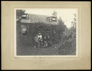 Patrick Geddes and family at Mount Tabor, Perth, c.1899 (Coll-1167)