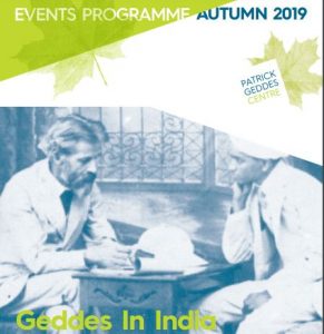 Patrick Geddes Centre Autumn Programme Title Page