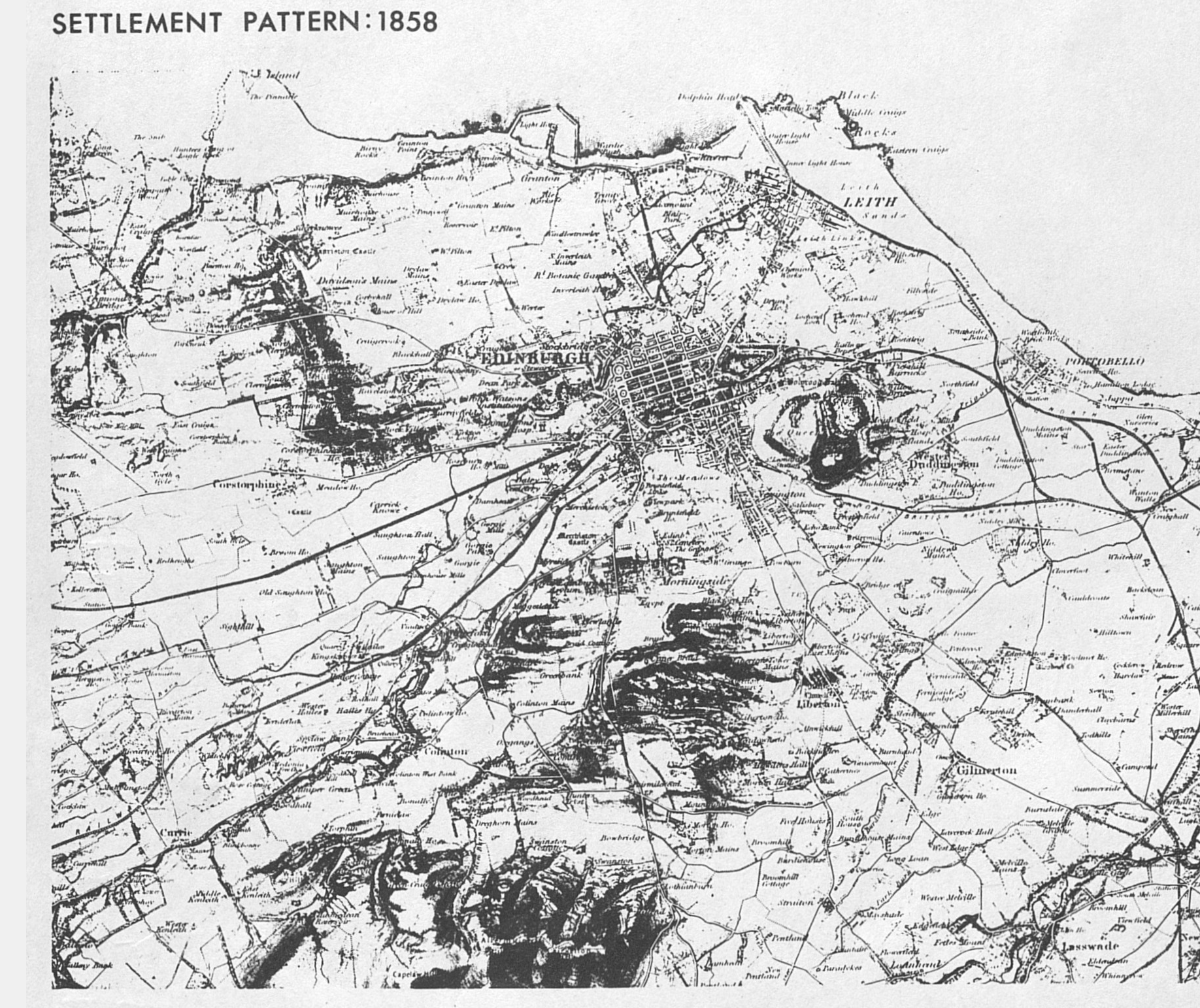 Settlement Pattern: 1858
