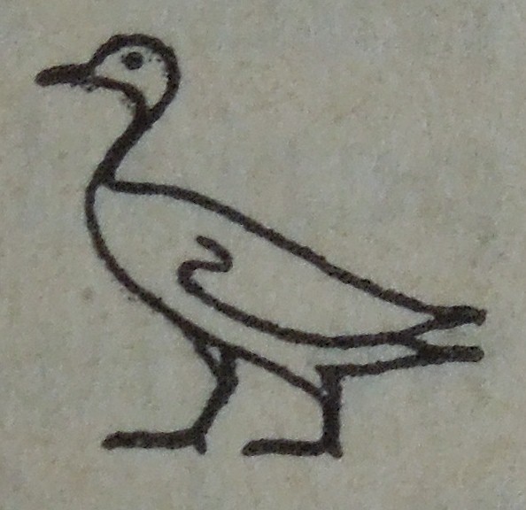 Goose Heiroglyph