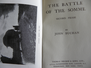 Title-page of Volume II of 'The Battle of the Somme', by John Buchan, published 1916.