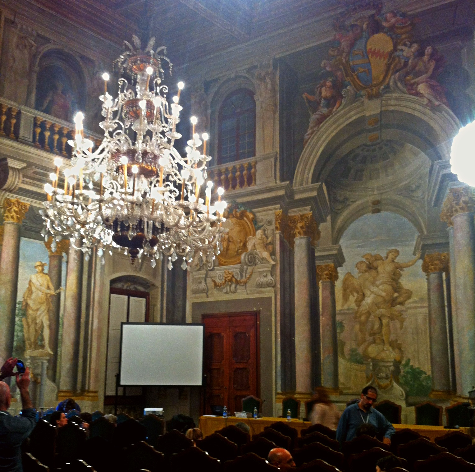 Chandelier in Banca CR Firence, Florence