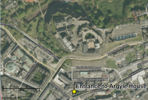Map created using Aerial Digimap