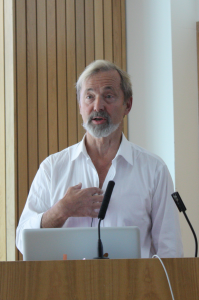 Image of Geoffrey Boulton during his talk