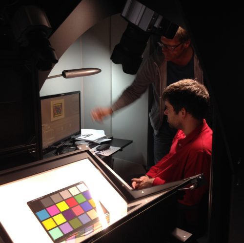 New I2S CopiBook V Shape Scanner In The DIU Digital Imaging Unit