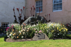 image of the Tandberg goats statue in Haddington