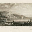 Loch Leven from Walter Scott, The Abbot. Engraving by Henri Gastineau.