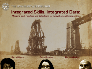 Integrated Skills, Integrated Data slide