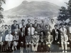Image of Dr Brück and colleagues at the Royal Observatory