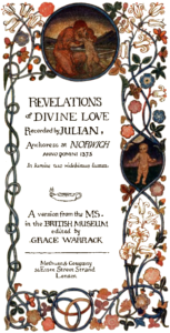 Title page of Julian of Norwich's Revelations of Divine Love